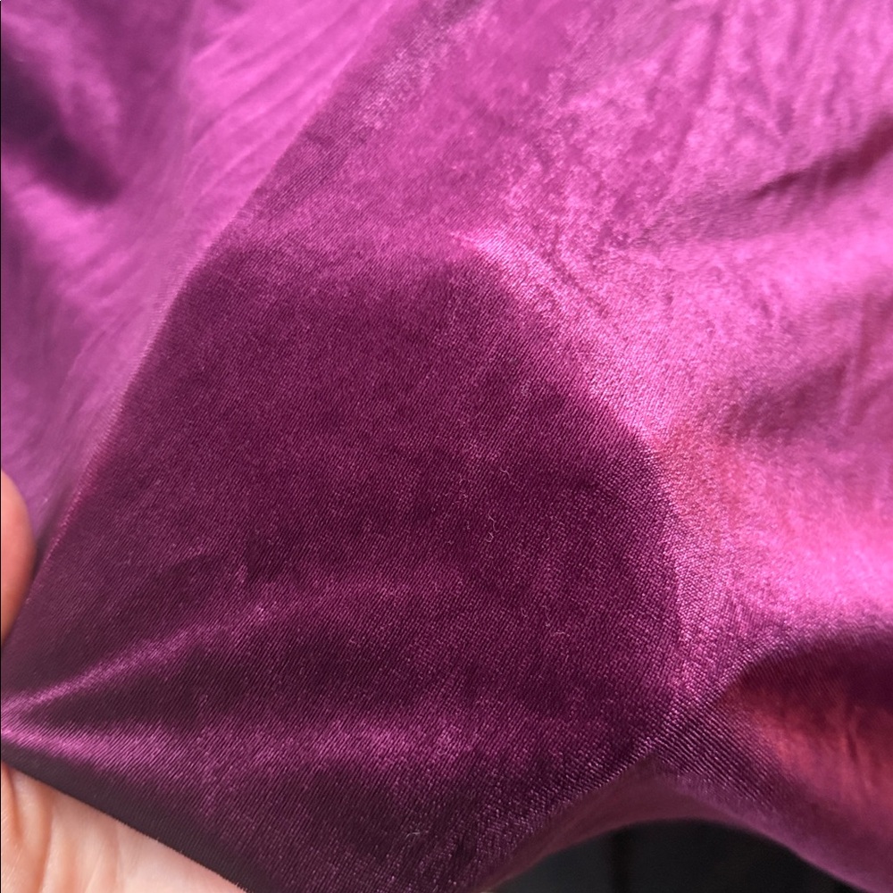 Karlie Free People Dress Sz Large Velvet Pink Purple Cocktail Dress / strapless - Picture 8 of 8